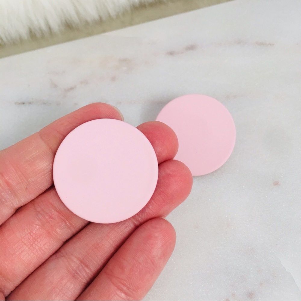 Matte Coated Circular Studs